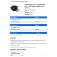 thumbnail image 2 of Lower Timing Cover - Compatible with 2012 - 2020 Audi A4 Quattro 2.0L 4-Cylinder 2013 2014 2015 2016 2017 2018 2019, 2 of 2