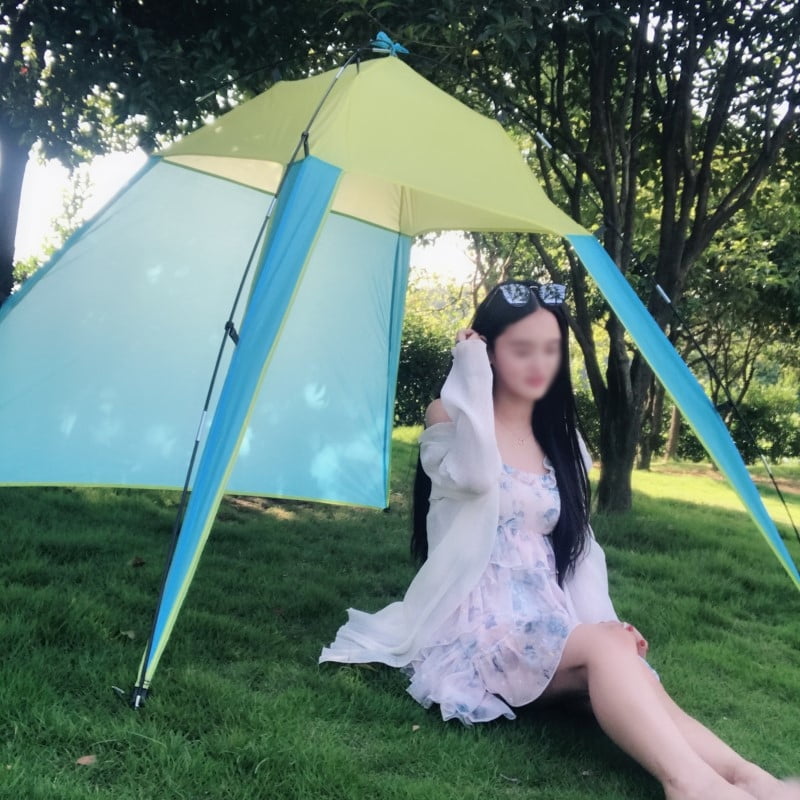 170T Portable Beach Canopy Outdoor Camping Tent UV ...