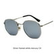 thumbnail image 4 of Gafas de sol hexagonales Minnieouse polarizadas unisex plateado blanco, 4 of 6