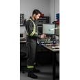 thumbnail image 2 of Flame Resistant Hi Vis Reflective Coverall with Leg Zipper (Small, Dark Gray), 2 of 2