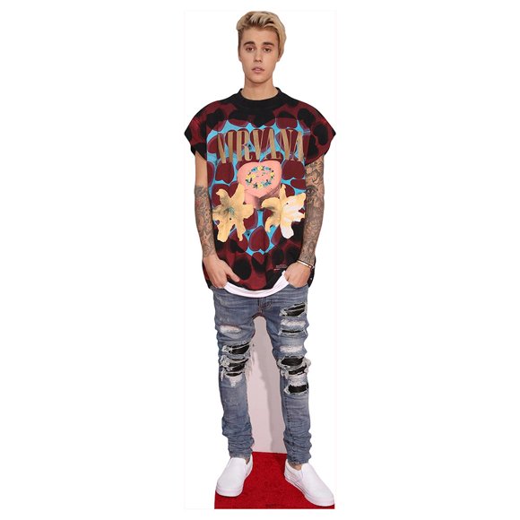 Justin Bieber Ripped Jeans Life Size Cardboard Cutout Standup