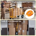 thumbnail image 6 of Bezliving 4-in-1 Aluminum Heavy Duty Folding Hand Truck 1000 lbs Capacity, Convertible Cart & Platform Dolly, Lightweight Heavy Duty Moving Truck for Warehouse, Garage, Travel, Delivery, 6 of 8