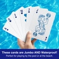 thumbnail image 2 of The Ultimate Jumbo Waterproof Playing Cards, Full Sized Deck of Cards but Jumbo, Pool Games or Beach, 2 of 5