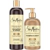 SheaMoisture Shampoo & Conditioner Set, Jamaican Black Castor Oil | Strengthen & Restore Repair Treatment for Dry, Damaged Hair | Wavy, Coily, Kinky & Curly Hair | Shea Butter, Peppermint & ACV