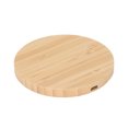 thumbnail image 1 of Wireless Charger, 5V 1A Output Fast Bamboo Charging Station 5V 2A Input Wide Compatible  For Home For Office, 1 of 8