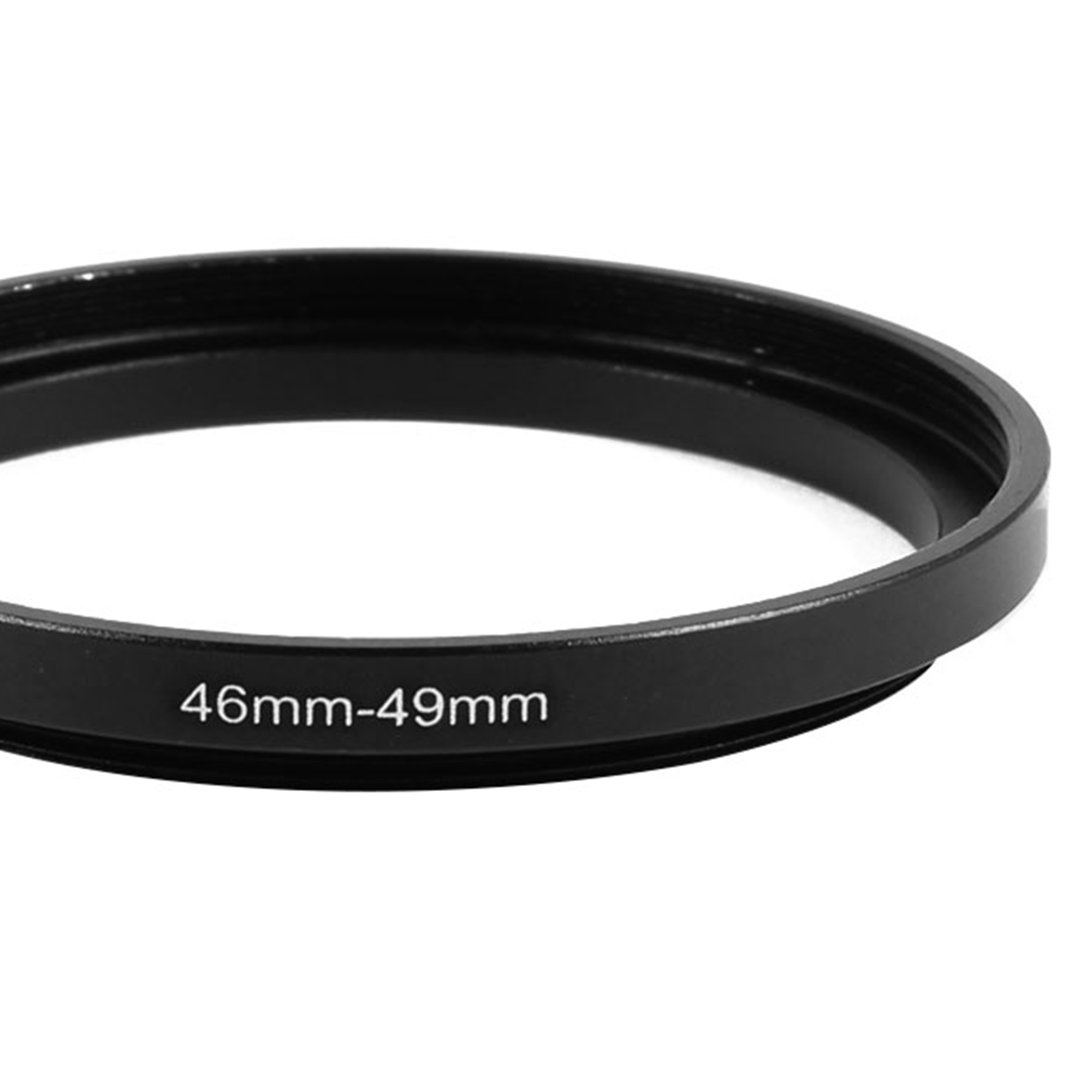 Unique Bargains 46mm-49mm 46mm to 49mm Black Step Up Ring Adapter for Camera