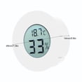 thumbnail image 4 of Medidor de Humedad y Temperatura LCD, Mini Higrómetro Digital Integra Circular Para Uso En Interiores, Probador de Temperatura de Humedad, 4 of 7