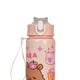 thumbnail image 3 of Botella de viaje con forma de capibara de 700 ml con pajita y asa (Rosa), 3 of 3