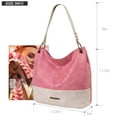 thumbnail image 4 of Montana West Hobo Bag Purses and Handbags for Women Top Handle Handbags with Zipper, 4 of 7
