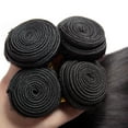 thumbnail image 5 of Brazilian Straight 3 Bundles Human Hair Unprocessed Human Hair Bundles Straight Natural Black Color Straight Hair Extensions, 5 of 7