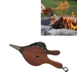 Soufflet Cheminée Barbecue Roysmart Bois 30,5x12,5cm - Soufflet Manuel Plastique Feu Cuisine Extérieur
