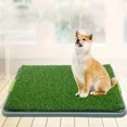 thumbnail image 2 of Artificial Turf Dog Potty Training Mat Reusable Grass Rug Replacement Turf Outdoor Lawn Mat Easy To Clean for Balcony Garden, 2 of 9