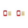 thumbnail image 4 of Langgg Bike Computer Protective Case with High-definition Film Multi-colors Compact Stopwatch Cover Accessories Screen Protector Red 2Set, 4 of 6