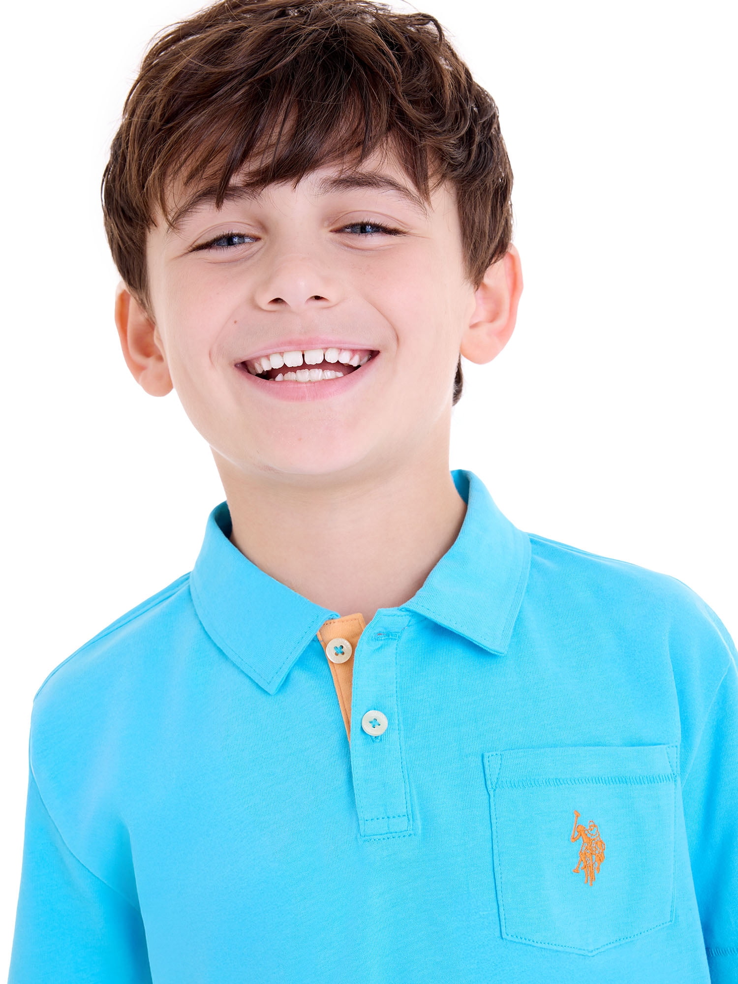 U.S. Polo Assn. Boys Everyday Play Jersey Polo, Sizes 4-18