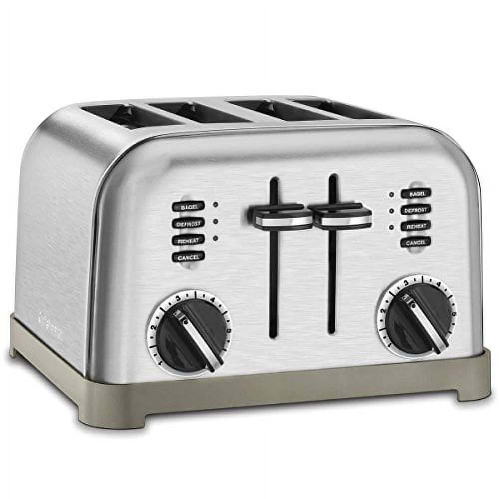 Cuisinart MetalClassic Toaster: 4-slice, brushed s/s | CPT-180C