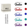 thumbnail image 7 of Printtoo Made In India Self Inking Rubber Stamp Pre-Inked Office Stamp- Home Office Business Stationery, 47 x 20 mm Blue, 7 of 7