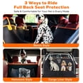 thumbnail image 2 of Tolobeve Dog Car Seat Cover 100% Waterproof Hammock, Heavy Duty Scratch Proof Non-Slip Cover for Cars Trucks SUVs, 2 of 6