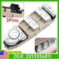 thumbnail image 5 of Fits 15-20 Mercedes-Benz C-Class Power Window Switch Driver's Side 2059056811, 5 of 9