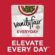 Vanity Fair Everyday Disposable White Napkins, 100 Count