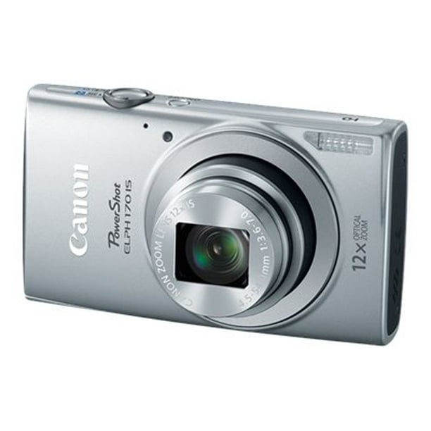 Canon PowerShot ELPH 170 IS - Digital camera - compact - 20.0 MP - 720p ...