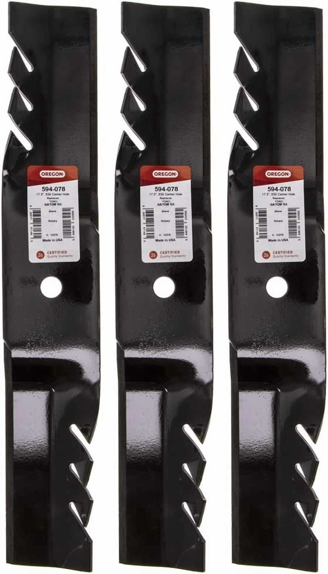 Oregon 3 Pack 594-078 Mower Blade Gator G5 Fits Exmark 115-5059-03