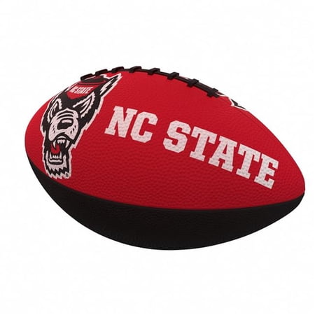 Logo Brands 186-93JR-1 North Carolina State Combo Logo Junior-Size Rubber Football