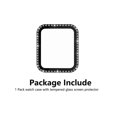 thumbnail image 2 of Njjex for Apple Watch 40mm Series SE 6 5 4 Case with Screen Protector, PC Hard Bling Crystal Diamonds Shiny Rhinestone Bumper Protective Case for iWatch Series 4/5/6 -Black 40mm, 2 of 10
