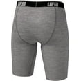 thumbnail image 2 of UFM Mens Underwear, 9 Inch Inseam Bamboo-Spandex Mens Boxer Briefs, Adjustable REG Support Pouch Mens Boxers, 32-34(M) Waist, Gray, 2 of 5