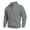 Gray, variant on hotojiny Quarter Zip Pullover for Mens Stand Collar Windproof Sweatshirt Long Sleeve Casual Warm Gym Athletic Shirt(White,X-Large)