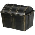 thumbnail image 1 of Small Pirate Treasure Chest Antique Kids Toy Storage Box Decorative Jewelry Container, 1 of 8