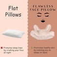thumbnail image 4 of Supportive Face Down Pillow for Back, Stomach Sleeping, Side, Portable Design for Spa Enthusiasts, Relaxed Sleep, 4 of 7