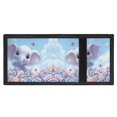 thumbnail image 4 of FUIALDOLG Polyester Fabric Toddler Wallet with Cute Elephant Print, Portable Lightweight Trifold Pouch for Outdoor and Travel, 4 of 7