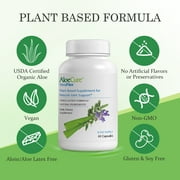 VeraFlex by AloeCure Plant Based Joint Health Supplement - 60 Capsules x 2 Bottle Pack - Clinically Proven to Support Comfort, Flexibility, and Mobility Starting in 3 Days
