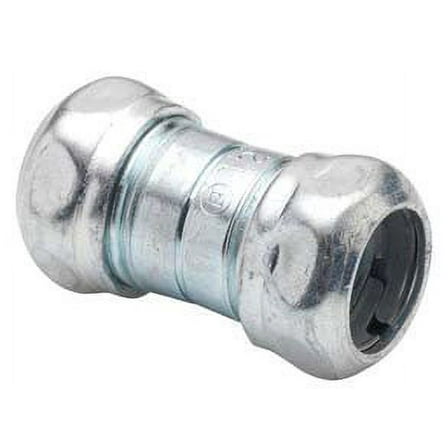 Bridgeport Fittings 260, EMT Coupling, 1/2In Steel Comp Cplg, 1 PC