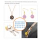 thumbnail image 4 of Minnieouse 26 piezas de abalorios con letras iniciales que hacen hallazgos colgante colgante de aleación plana de doble cara para accesorios de Ropa, zapatos y accesorios Miscelánea Azul, 4 of 6