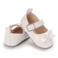 thumbnail image 6 of Yoyauz Baby Girl Mary Jane Shoes Anti Slip Rubber Sole Ballet Slippers Princess Dress Wedding Shoes Newborn Kids Shoes Toddler Shoes（0-12 Month）, 6 of 8