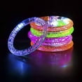 thumbnail image 5 of 6 Pack Glow In The Dark LED Bracelets Party Supplies for Kids/Adult, Flashing Light Up Bracelet Glow Sticks Party Pack Treasure Box Toys for Classroom Prize, Birthday, Pinata Goodie Bags Fillers, 5 of 7