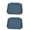 Blue, variant on Pet Bowl Plastic Small Square Dish 2-Pack, Shallow Food Bowl for Whisker Relief in Cats, Wet and Dry Food Container for Kittens and Short-Legged Pets