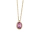 thumbnail image 1 of Collar para Mujer con Cristal Fino Europeo en forma de Oval Mini– Bañado en Oro 14k- Collar Elegante y Brillante-Collares de Mujer de Moda- Joyería para Mujer de Moda- Regalo especial Ortiz Espinosa Temporada, 1 of 2