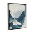 thumbnail image 3 of Stupell Brushed Abstract Blue & Beige Abstract Painting Gray Floater Framed Art Print Wall Art, 3 of 9