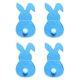 thumbnail image 1 of Bolsa de soporte para cubiertos de fieltro de conejo de pascua, decoración feliz de Pascua, accesorios de vajilla para el hogar, cubierta de mesa, 4 piezas, 1 of 4