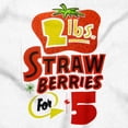 thumbnail image 2 of Vintage Strawberries Fruit Food Flyer Toddler Boy Girl T Shirt Infant Toddler Brisco Brands 6M, 2 of 5