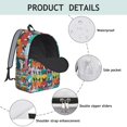 thumbnail image 4 of Boston Terrier Backpack for School,Cute School Bag,Schoolbag with Adjustable Shoulder Straps & Padded Back,15.7"x11.8"x5.5", 4 of 5