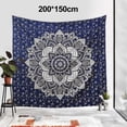 thumbnail image 5 of Tapiz multifunción, colores brillantes que transmiten paz, tapiz hippie de mandala tradicional indio, colcha bohemia ombré, suave y agradable para la piel, decoración de pared renovada, perfecto para, 5 of 5