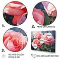 thumbnail image 3 of Designart "Dreamy Pink Rose Minimalism I" Roses Floater Framed Wall Decor, 3 of 5