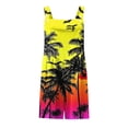 thumbnail image 5 of Mifsaly Shorts Overalls for Women Adjustable Straps Abstract Print Linen Shorts Jumpsuits Lightweight Loose Fit Casual Summer Beach One Piece Outfits with Pockets Yellow,M, 5 of 5