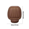 thumbnail image 3 of Honmine All Season Leather Car Seat Cushion, Full Surround Universal Fit Cover, Comfortable Auto Interior Pad, Vehicle Seat Protector, 3 of 6