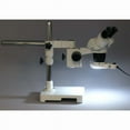 thumbnail image 3 of AmScope SW-3B24-FRL Binocular Microscope, WH10x Eyepieces, 10X and 40X Magnification, 2X/4X Objective, Single-Arm Boom S, 3 of 4