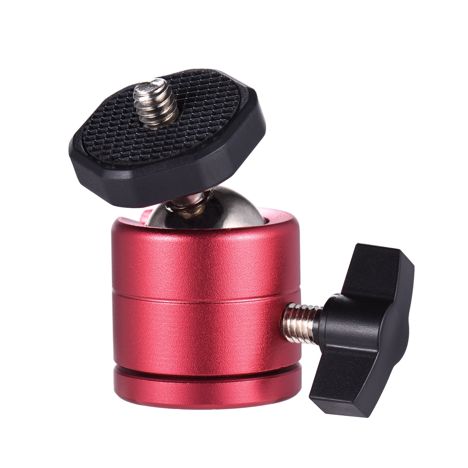 Adaptador De Cabeza De Bola Para Trípode - Horizontal, Para Eje Central De 25mm, Con 14 Puertos De Tornillo