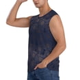 thumbnail image 3 of Picia Sunflowers mens Cotton Tank Undershirts , Moisture-wicking Ribbed Tanks, Lightweight Cotton Tank Undershirts-Small, 3 of 8